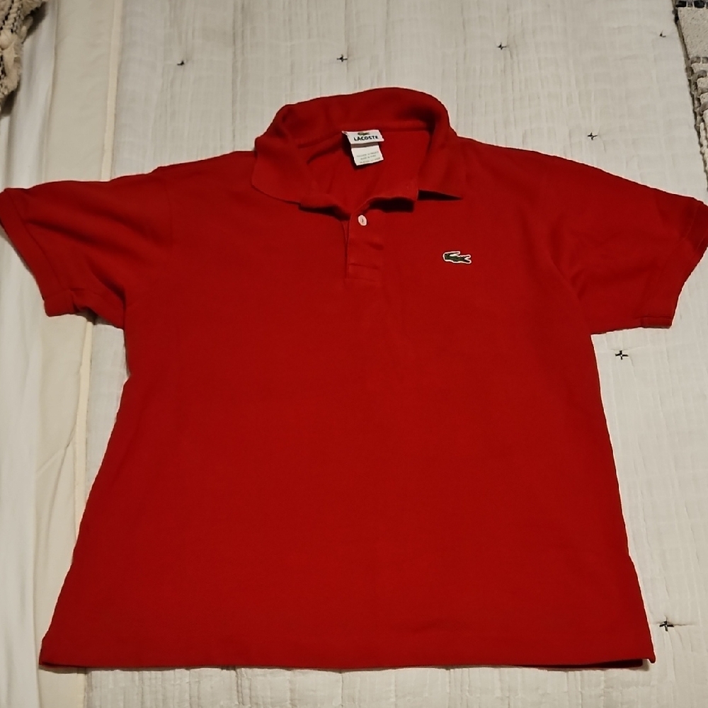Lacoste Vibrant Red Polo Shirt